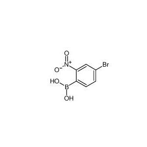 4-溴-2-硝基苯硼酸 ；860034-11-3