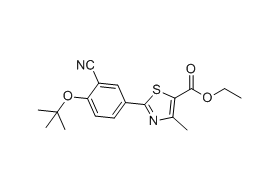 非布索坦杂质69,ethyl 2-(4-(tert-butoxy)-3-cyanophenyl)-4-methylthiazole-5- carboxylate