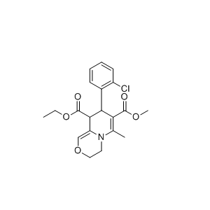 氨氯地平杂质13,5-ethyl 7-methyl 6-(2-chlorophenyl)-8-methyl-3,4,5,6-tetrahydro-2H- benzo[b][1,4]oxazine-5,7-dicarboxylate