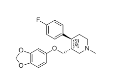 帕罗西汀杂质18,(3R,4S)-3-((benzo[d][1,3]dioxol-5-yloxy)methyl)-4-(4-fluorophenyl)-1-methylpiperidine