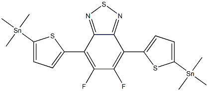 5,6-二氟-4,7-双(5-三甲基锡基噻吩-2-基)苯并[C][1,2,5]噻二唑,5,6-Difluoro-4,7-bis(5-(trimethylstannyl)thiophen-2-yl)benzo[c][1,2,5]thiadiazole