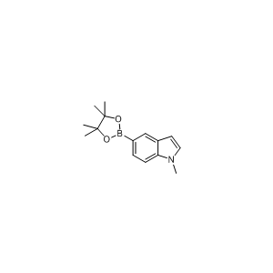 1-甲基吲哚-5-硼酸频哪醇酯,1-methyl-5-(4,4,5,5-tetramethyl-1,3,2-dioxaborolan-2-yl)-1H-indole