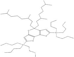 (5,5-双(3,7-二甲基辛基)-5H-噻吩并[3,2-B:2',3'-D]吡喃-2,7-二基)双(三丁基锡)