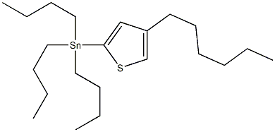(4-己基噻吩基)三丁基锡,tributyl-(4-hexylthiophen-2-yl)stannane