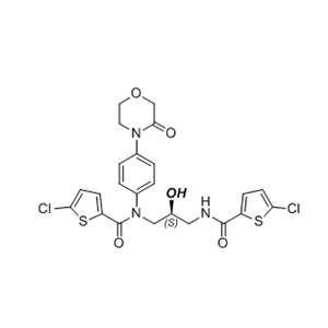 利伐沙班杂质12,(S)-5-chloro-N-(3-(5-chlorothiophene-2-carboxamido)-2- hydroxypropyl)-N-(4-(3-oxomorpholino)phenyl)thiophene-2- carboxamide