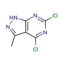 4,6-二氯-3-甲基-1H-吡唑并[3,4-D]嘧啶,4,6-dichloro-3-methyl-1h-pyrazolo[3,4-d]pyrimidine