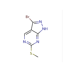 3-溴-6-(甲巯基)-1H-吡唑并[3,4-D]嘧啶