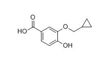 罗氟司特杂质D,3-(cyclopropylmethoxy)-4-hydroxybenzoic acid