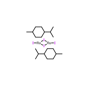 二碘(对伞花烃)钌(II)二聚体,Diiodo(p-cymene)ruthenium(II) dimer