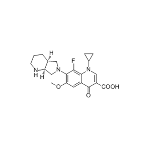 莫西沙星杂质D,1-cyclopropyl-8-fluoro-7-((4aS,7aS)-hexahydro-1H-pyrrolo [3,4-b]pyridin-6(2H)-yl)-6-methoxy-4-oxo-1,4-dihydroquinoline -3-carboxylic acid