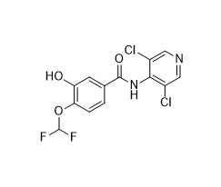 罗氟司特杂质E,N-(3,5-dichloropyridin-4-yl)-4-(difluoromethoxy)-3- hydroxybenzamide