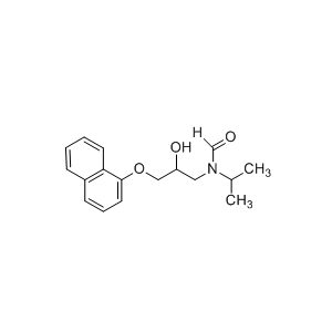 普萘洛尔杂质G,N-(2-hydroxy-3-(naphthalen-1-yloxy)propyl)-N- isopropylformamide