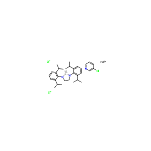 (1,3-双(2,6-二异丙基苯基)咪唑亚基)(3-氯吡啶基)二氯化钯(II)