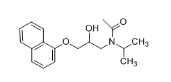 普萘洛尔杂质F,N-[2-hydroxy-3-(1-naphthalenyloxy)propyl]-N-(1- methylethyl)acetamide