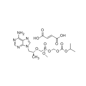 替诺福韦酯杂质B,((((((R)-1-(6-amino-9H-purin-9-yl)propan-2-yl)oxy)methyl) (methoxy)phosphoryl)oxy)methyl isopropyl carbonate fumarate