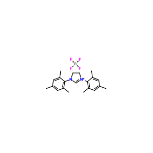 1,3-双(2,4,6-三甲苯基)-4,5-二氢咪唑鎓四氟硼酸盐,1,3-Bis(2,4,6-trimethylphenyl)-4,5-dihydroimidazolium tetrafluoroborate