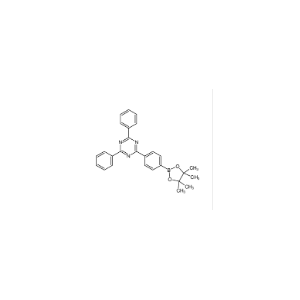 2,4-二苯基-6-[4-(4,4,5,5-四甲基-1,3,2-二氧硼杂环戊烷-2-基)苯基]-1,3,5-三嗪,2,4-diphenyl-6-(4-(4,4,5,5-tetramethyl-1,3,2-dioxaborolan-2-yl)phenyl)-1,3,5-triazine