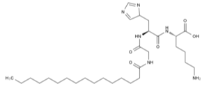 N-(1-氧代十六烷基)甘氨酰-L-组氨酰-L-赖氨酸,Pal-Gly-His-Lys