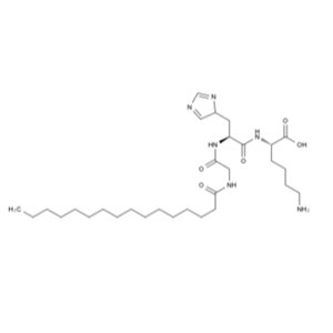 N-(1-氧代十六烷基)甘氨酰-L-组氨酰-L-赖氨酸,Pal-Gly-His-Lys