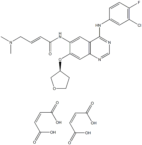 双马来酸盐阿法替尼,C32H33ClFN5O11