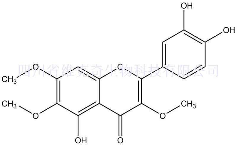 貓眼草酚D/ 5,3',4'-三羥基-3,6,7-三甲氧基黃酮,Chrysosplenol D