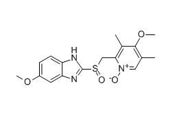 埃索美拉唑杂质E,4-methoxy-2-(((5-methoxy-1H-benzo[d]imidazol-2-yl)sulfinyl) methyl)-3,5-dimethylpyridine 1-oxide