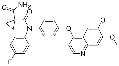 N-(4-(6,7-二甲氧基喹啉-4-基氧基)苯基)-N-(4-氟苯基)环丙烷-1,1-二羧酰胺,cabozantinib