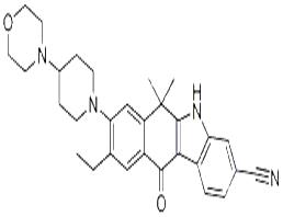 1-羟基-2-(咪唑-1-基)-亚乙基-1,1-二磷酸一水化物,9-ethyl-6,6-dimethyl-8-(4-morpholin-4-ylpiperidin-1-yl)-11-oxo-5H-benzo[b]carbazole-3-carbonitrile