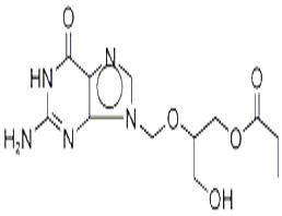 更昔洛韦单-O-丙酸酯,[2-[(2-amino-6-oxo-3H-purin-9-yl)methoxy]-3-hydroxypropyl] propanoate