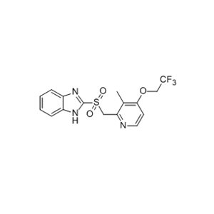 兰索拉唑杂质B,2-(((3-methyl-4-(2,2,2-trifluoroethoxy)pyridin-2-yl)methyl) sulfonyl)-1H-benzo[d]imidazole
