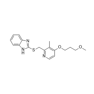 雷贝拉唑杂质C,2-(((4-(3-methoxypropoxy)-3-methylpyridin-2-yl)methyl)thio) -1H-benzo[d]imidazole