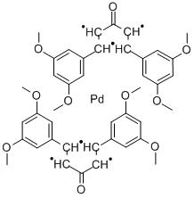 双(3,5,3’,5’-二甲氧基二亚苄基丙酮)钯(0),Bis(3,5,3’,5’-dimethoxydibenzylideneacetone)palladium(0)