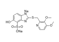 泮托拉唑杂质21,sodium 2-(((3,4-dimethoxypyridin-2-yl)methyl)thio)-5- hydroxy-4-sulfonatobenzo[d]imidazol-1-ide