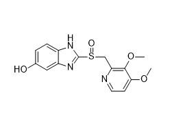 泮托拉唑杂质10,2-(((3,4-dimethoxypyridin-2-yl)methyl)sulfinyl)-1H-benzo[d] imidazol-5-ol