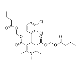 丁酸氯维地平杂质I,bis((butyryloxy)methyl)4-(2',3'-dichlorophenyl)-2,6- dimethyl-1,4-dihydropyridine-3,5-dicarboxylate