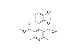 丁酸氯维地平杂质H152/66,4-(2,3-dichlorophenyl)-5-(methoxycarbonyl)-2,6-dimethylnicotinic  acid