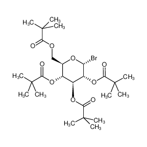 2,3,4,6-O-四特戊酰基-ALPHA-D-溴代吡喃葡萄糖,2,3,4,6-TETRA-O-PIVALOYL-ALPHA-D-GLUCOPYRANOSYL BROMIDE
