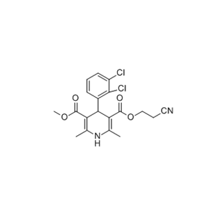 丁酸氯维地平杂质Ⅵ,3-(2-cyanoethyl) 5-methyl 4-(2,3-dichlorophenyl)-2,6-dimethyl- 1,4-dihydropyridine-3,5-dicarboxylate