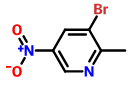 3-溴-2-甲基-5-硝基吡啶,3-bromo-2-methyl-5-nitropyridine