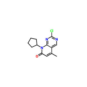 2-氯-8-环戊基-5-甲基-8H-吡啶并[2,3-d]嘧啶-7(8H)-酮,2-chloro-8-cyclopentyl-5-Methylpyrido[2,3-d]pyriMidin-7(8H)-one