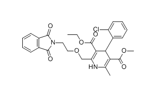 氨氯地平雜質(zhì)A,3-ethyl 5-methyl 4-(2-chlorophenyl)-2-((2-(1,3-dioxoisoindolin- 2-yl)ethoxy)methyl)-6-methyl-1,4-dihydropyridine-3,5 -dicarboxylate