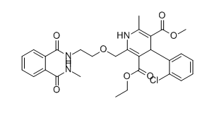 氨氯地平杂质B,3-ethyl 5-methyl 4-(2-chlorophenyl)-6-methyl-2-((2-(2- (methylcarbamoyl)benzamido)ethoxy)methyl)-1,4- dihydropyridine-3,5-dicarboxylate