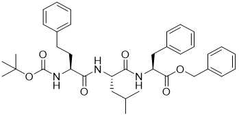 (ALPHAS)-ALPHA-[[叔丁氧羰基]氨基]苯丁酰基-L-亮氨酰基-L-苯丙氨酸苄酯,benzyl ((S)-2-((tert-butoxycarbonyl)aMino)-4-phenylbutanoyl)-L-leucyl-L-phenylalaninate
