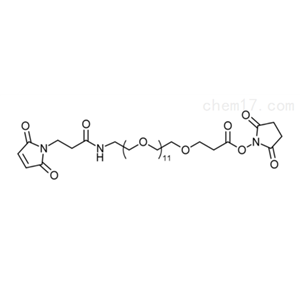 马来酰亚胺-十二聚乙二醇-琥珀酰亚胺酯