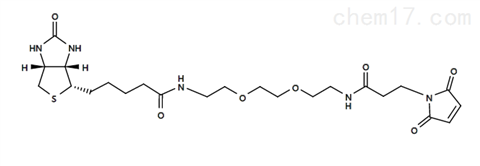 生物素-二聚乙二醇-马来亚胺酯,Biotin-PEG2-Mal