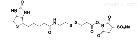 磺酸基-N-琥珀酰亚胺基酯-双硫键-生物素,Sulfo-NHS-SS-Biotin