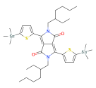 2,5-双(2-乙基己基)-3,6-二(5-(三甲基锡烷基)噻吩-2-基)吡咯并[3,4-c]吡咯-1,4(2H,5H)-二酮,2,5-Bis(2-ethylhexyl)-3,6-bis(5-(trimethylstannyl)thiophen-2-yl)pyrrolo[3,4-c]pyrrole-1,4(2H,5H)-dione