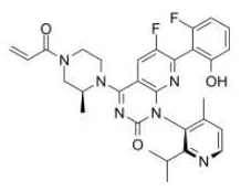 Pyrido[2,3-d]pyrimidin-2(1H)-one, 6-fluoro-7-(2-fluoro-6-hydroxyphenyl)-1-[4-methyl-2-(1-methylethyl,Pyrido[2,3-d]pyrimidin-2(1H)-one, 6-fluoro-7-(2-fluoro-6-hydroxyphenyl)-1-[4-methyl-2-(1-methylethyl)-3-pyridinyl]-4-[(2S)-2-methyl-4-(1-oxo-2-propen-1-yl)-1-piperazinyl]-, (1R)-