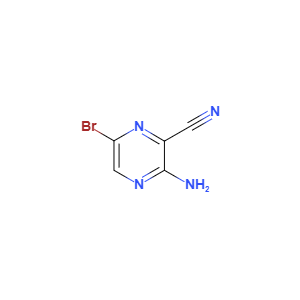 3-氨基-6-溴吡嗪-2-甲腈,3-Amino-6-bromopyrazine-2-carbonitrile