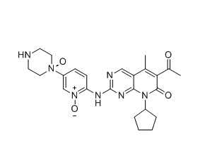 帕布昔利布杂质25,1-(6-((6-acetyl-8-cyclopentyl-5-methyl-7-oxo-7,8-dihydropyrido[2,3- d]pyrimidin-2-yl)amino)-1-oxidopyridin-3-yl)piperazine 1-oxide